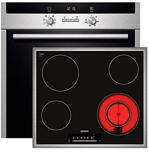 Siemens Four encastré + Verre De Cuisson En Céramique et645nf17 + tiroir, EEK : A