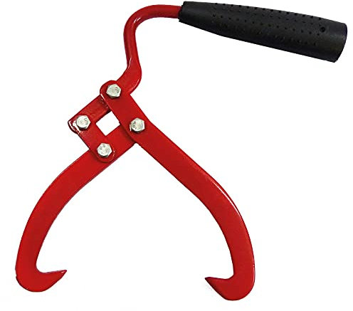 4 Stück SET zu SONDERPREIS! Handpackzange 190mm Klauenöffnung. Holzzange Handhebezange Holzgreifer Schleppzange Vorlieferzange