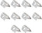 OKBY Windabweiser-Clips - Universelles Auto Wind Regenabweiser Kanal Edelstahl Befestigung Halteklammern Set(12pcs)