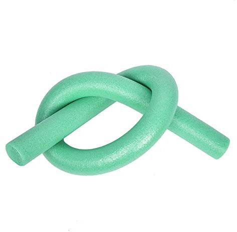 LYEAA 150 x 6,5 cm de espuma de fideos, flotador de natación para deportes acuáticos, piscina para adultos, juego de agua, piscina flotante palos (verde)