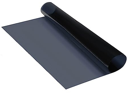 Foliatec Solarplane Midnight Reflex Superdark UV/Heat Protection Film 51 x 400 cm / 76 x 152 cm, Schwarz