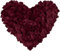 Happium Lot de 1000 pétales de rose artificiels en soie - Décorations romantiques - Émulation - Pétales de rose pour décoration de mariage, Saint-Valentin, confession - Décoration de fête - Bordeaux