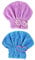 LNJBABAO 2 Pcs Microfiber Hair Drying Towels, Ultra Absorbent Hair Drying Cap Bowknot Hair Turban Towel for Women Adults or Girls to Dry Hair