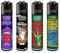 Clipper Feuerzeug 4er Set: (Hip Hop Slogan 1)
