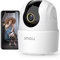 Imou 3MP Telecamera Wi-Fi Interno Videocamera Sorveglianza 2K, Rilevamento Umano, Audio Bidirezionale, Tracciamento di Movimento con Sirena, Compatibile con Alexa, Rotazione a 360°, 2.4Ghz Ranger 2C