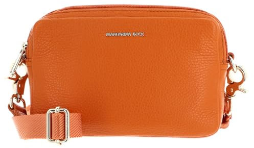 Mandarina Duck Damen Leder Kameratasche Mellow Leather Kamera Bag, Marmalade