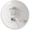 Hibtn Circle Mirror 50cm, Round Mirror Wall Mounted Mirrors Wall, HD Glass, Modern Stylish Design for Bathroom, Bedroom, Living Room, Silver