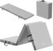 ATHLER Mink 5.0 | Klappbare Dreifach Weichbodenmatte Turnmatte Fitnessmatte Trainingsmatte | 180x60x5cm | Tragegriffen | 5cm dicke | Rutschfeste | Heim-Fitnessstudio | Kinder und Erwachsene | Grau