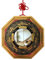 Lahviuu Bagua Spiegel Ornament,Traditioneller Chinesischer Feng Shui Lucky Bagua Mirror,für Home Decoration Business Ornament(17,5 cm konvex)