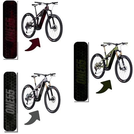 DK´s BikeDesigns Reflektierende Designschutzfolie für E-Bike Akkuabdeckungen und Unterrohr für alle E-Bike Modelle, Rahmenschutz eBike, Fahrrad Aufkleber, Bike Sticker