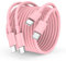 USB C to USB C Charger Cable 3m, 60W Type C Cable Lead Long Fast Charging Power for iPhone 16/16 Pro/15 Plus/15 Pro Max, MacBook Pro, iPad Pro/Mini/Air 5/4, Samsung, Pixel, Pink