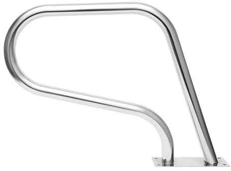 Schwimmbad Handlauf Silber Poolgeländer Edelstahl Swimmingpool Handläufe Einstiegshilfe Handrail U-förmiger Tragbar Einstiegshilfe Pool für Schwimmbäder Schräglage Spa Wasserpark