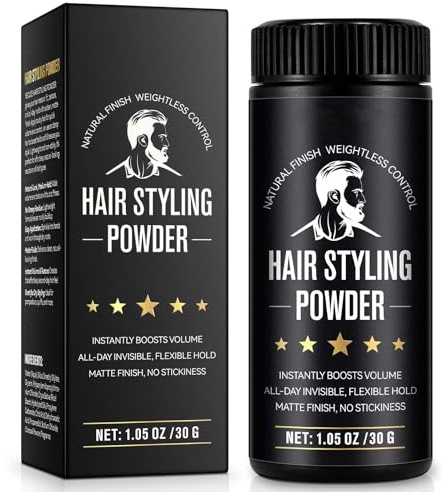 Volumen Puder Haare 30g, Haarpuder für Männer - Starker Halt & Mattierender Effekt - Für langanhaltendes, natürliches Volumen - Verklebt nicht & fettfrei