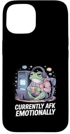 Hülle für iPhone 15 Aktuell AFK Emotional Gamer Frog