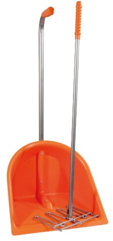 PFIFF 'Saubermann' 001213-60-1 Pelle + râteau d'écurie Orange