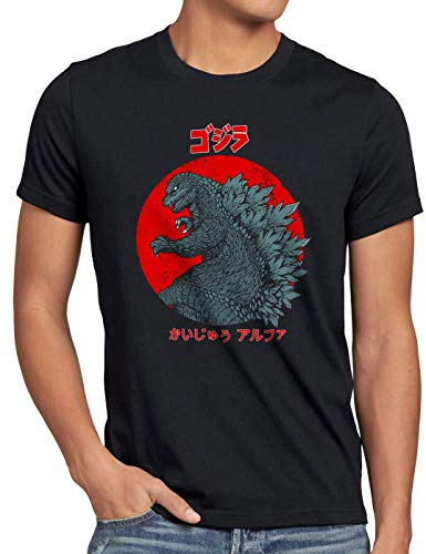 style3 Gojira T-Shirt Herren Kaiju Japan nipon Tokio Tokyo