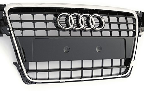 Original Audi Ersatzteile Audi A4 8K Chrom Grill, brillant-schwarz glänzend