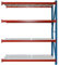 Vesalia Profi Steckregal für Zuhause 172 cm Höhe (Anbauregal - Tiefe: 50 cm; Breite 100 cm)