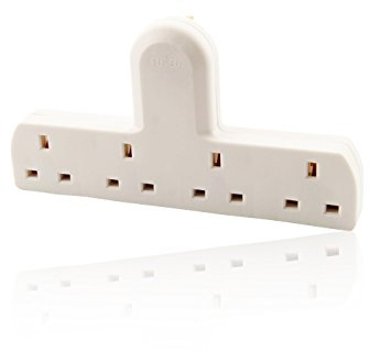 Best Price Square EXTENSION SOCKET 4 WAY BPSCA 2368 - PL11697 By PRO ELEC