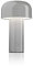 Flos Bellhop Battery, Polycarbonat, grau, 12,5x21cm