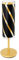 EGLO Tischlampe Pinto Nero 1, 1 flammige Tischleuchte, Nachttischlampe aus Stahl, Farbe: Goldfarben, Glas: Schwarz, gold, Fassung: E27, inkl. Schalter
