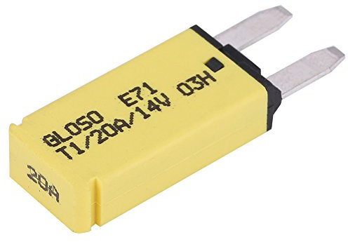 Keenso Auto Sicherungsautomat, 14V DC 20A Automatischer Reset Mini Sicherungsautomat Leistungsschalter Blade Sicherungen für Auto LKW Boot RV