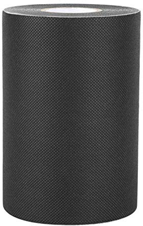 Haofy 150mm x 10m Selbstklebendes Rasenband, Kunstrasen-Nahtband, Schneidbarer Garten Rasenteppich Balkon Kunstrasen Klebeband, das Synthetische Rasenmatte Verbindet(Schwarz)