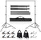 MSKIRA Photography Backdrop Stand 10ft X 7.5ft Back Drop Adjustable Stand Background Support System Kit for Studio Photoshoot, Portrait, Wedding Parties