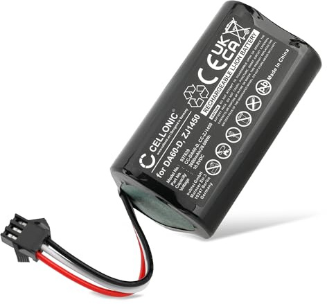 CELLONIC Akku kompatibel mit ECOVACS D36A, D36B, D36C, D36E, DA60-Darfon | (2600mAh -10.8V-Lithium-Ionen) für ECOVACS DA60, DA611, DB35, Deebot Slim 1, 10, 2, TCR360, ZJ1450