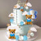JeVenis Decorazione Torta Orsacchiotto Stelle Baby Shower Festa Compleanno Orsacchiotto Forniture