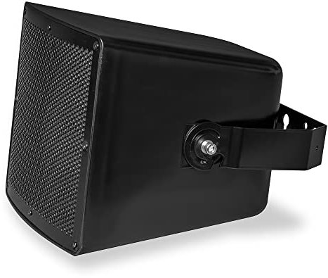 ic audio Lautsprecher PRO 150-200 – Wetterfester Außenlautsprecher für Sprache und Musik, einfache Wandmontage, 150 Watt Speaker, ideal für drinnen und draußen – Schwarz