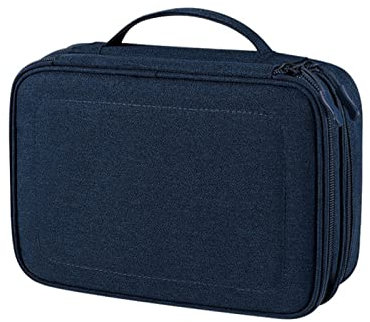 Kabel Organizer Tasche,Elektronik Case,Elektronische Tasche Organizer universal travel Kabel Elektronik Zubehör Tasche Reise Organizer Case für Kabel,Powerbank,Festplatten,Multifunktional(marineblau)