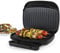 Petra PT4366MBLKVDE Antihaft Gesundheitsgrill - Panini Press mit abnehmbarer Tropfschale, Smartstone-beschichteten Grillplatten, kein Öl erforderlich, vielseitiges Kochen von Gemüse, Fleisch, Spießen