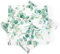 Eukalyptus Servietten, 40 Stück Servietten Mintgrün, Servietten Hochzeit Vintage Grüne, Party Tischdeko Papierserviette, 33 x 33 cm für Hochzeit Taufe Konfirmation Garten Party Tisch Dekorationen