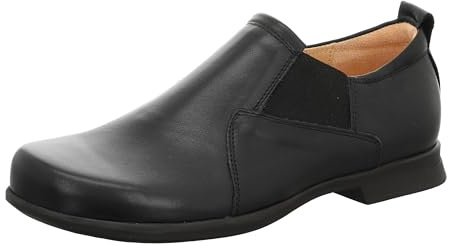 Think! Herren Pensa chromfrei gegerbte nachhaltige Halbschuhe, SCHWARZ 0000