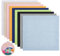 BENECREAT 18 Blatt 9 Farben Quadratischer Leinen-Stickstoff, 25x25 cm Stich-Stickstoff, Handarbeitsstoff Für Kleidungsstücke, Bastelzubehör, 2 Blatt/Farbe
