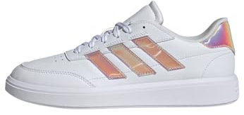 adidas Courtblock Shoes, Scarpe da ginnastica Donna, Cloud White Cloud White Cloud White, 37 1/3 EU
