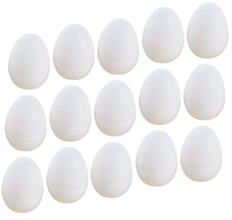 ibasenice 30stücke Ostereier Aus Öffbare Dekorative Eier Zum Bemalen Und Füllen Für Desktop-dekoration Und Frühlingsfeiern Vielseitig Einsetzbar Und Robust