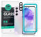 Ibywind 2 Pièces Verre Trempé pour Samsung Galaxy A55 5G 6.5(Pas pour Samsung Galaxy A54 5G),9H Dureté Protection écran,avec 1 Pièce Protection Caméra,1 Pièce Film Arrière