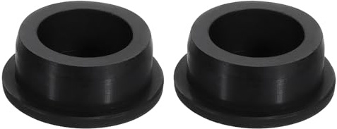 QUARKZMAN 2 Stück Schwarze Gummistopfen, Silikonstopfen für 35-36mm/1.38-1.42 Loch