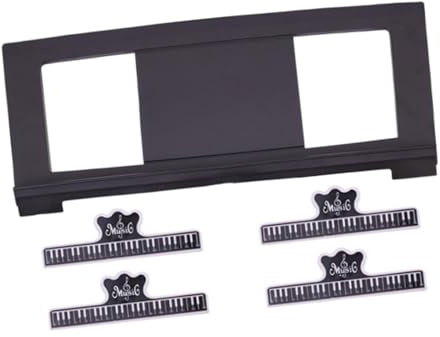 Luwecf Elektronischer Notenständer für Keyboards mit 4 Clips, Zubehör für Keyboards Und Klaviere