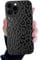 Compatible for iPhone 14 Pro, Black Small Leopard Case With Cute Cheetah Pattern Design for Women Girls, Soft TPU Slim Profile, Anti-Slip Shockproof Protective Girly Cover