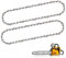EPLZON 350 mm 3/8 LP 1,3 mm 52 eslabones Las Cadenas de Motosierra de bajo Rebote Son compatibles con einhell, Bosch, dolmar, ryobi, Husqvarna
