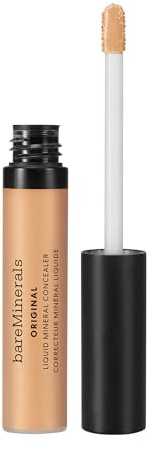 bareMinerals ORIGINAL Liquid Mineral Concealer - Aufhellendes Augen-Makeup | Hautglättende vegane Formel hellt Augenringe auf & mildert feine Linien. Aufbaubare mittlere Deckkraft, cremiges Gefühl