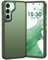 PuyaTeya Upgrade für Samsung Galaxy S22 Hülle, [Militärschutz] Stoßfest Schutzhülle Samtige Touch Matt Anti-Kratzen Anti-Glatte Anti Fingerabdruck Handyhülle für Samsung Galaxy S22(Dunkel Grün)