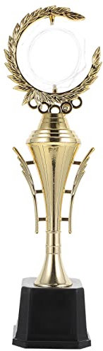 Sosoport Goldene Trophäe Universaltrophäe Aus Kunststoff Für Partygeschenke Requisiten Und Gewinnpreise Mit Olivenzweig-Design