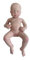 KUICEO Reborn Babypuppe 55 cm Silikon Doll Schlafendes Mädchen – Vollsilikon, Realistische Neugeborenen-Puppe Ohne Kleidung,Sammlerstück & Pflegepuppe