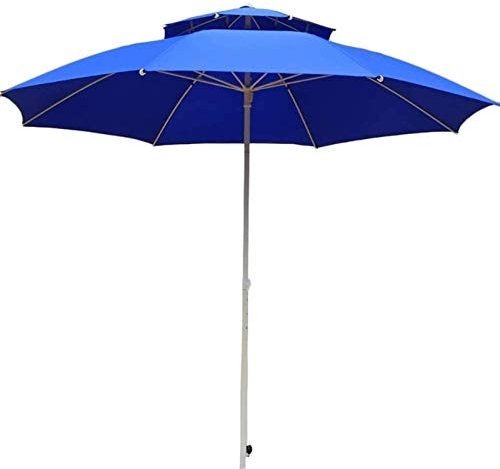 WDWDW Parasol de Plage, Parasol de Jardin, Parasol d'extérieur avec Base à manivelle, Parasol de terrasse pour Table de Balcon extérieure, D