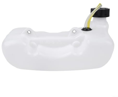 Juego de depósito de combustible tanque gasolina deposito de gasoli para desbrozadora, desbrozadora, cortasetos, multiherramienta con cuello de relleno lateral na