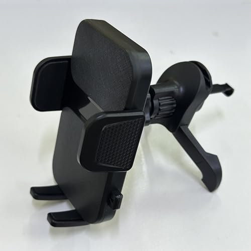 Hoppac Support Téléphone Voiture Grille Aeration, Porte Telephone pour Automobile Crochet Fort, 360° Rotation, Bouton de Libération, Socles Accroche Portable pour Smartphone 4-7 in